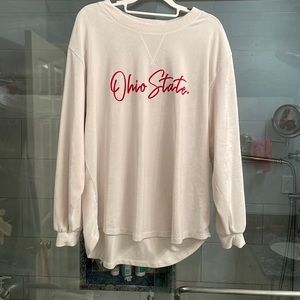 Ohio state velvet sweatshirt